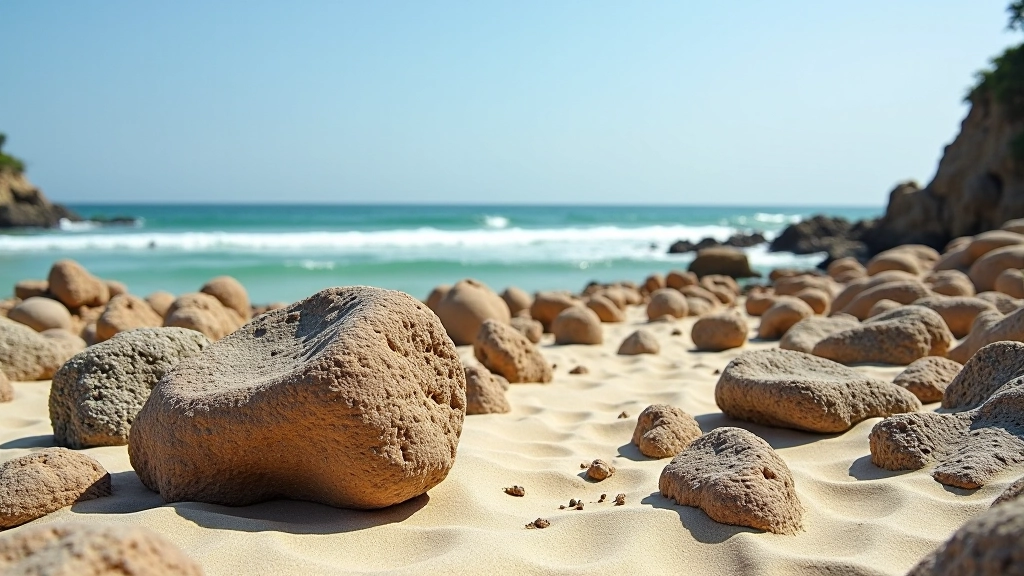 Formaciones de piedra caliza y depósitos fósiles en las playas del Bosque Seco de Guánica